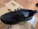 他她（TATA）軟底商務(wù)休閑皮鞋黑色英倫VVK01CM2 黑色 38 曬單實(shí)拍圖