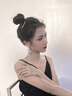 HEFANG何方珠寶璀璨飄帶耳環(huán)高級感女士輕奢高級感生日禮物送女友老婆 銀色 曬單實(shí)拍圖