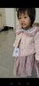樂芭鼠童裝女童套裝冬裝加絨加厚兒童套裝裙子外套兩件套洋氣時(shí)髦休閑嬰幼兒女小童衣服寶寶服裝 粉紅色 100碼建議2-3歲 (身高90-100cm) 曬單實(shí)拍圖