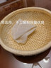 邁途森藤編柳編收納筐笸籮饅頭筐餅食品籃水果展示筐婚嫁針線(xiàn)筐大小號 直徑32高10厘米 曬單實(shí)拍圖