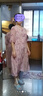 ZXEGI女士高端連衣裙女100%桑蠶絲V領(lǐng)收腰顯瘦減齡中長(zhǎng)款碎花真絲裙 紅花 M 曬單實(shí)拍圖
