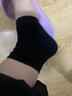有紀（YONZIO）日本腳跟干裂腳后跟保護套保濕硅膠膜足跟防裂貼襪子女防腳裂護踝 升級款日本防裂護腳襪-黑色 均碼【2只裝】 曬單實(shí)拍圖