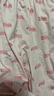 蕉內（Bananain）棉棉520H兒童睡衣A類(lèi)男女童吸汗速干透氣中袖長(cháng)褲親膚家居服套裝 【純色中袖】鳶粉-躺躺豬 120 曬單實(shí)拍圖