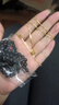 卡地金黃金項(xiàng)鏈女款 足金999小蠻腰套鏈5G工藝轉(zhuǎn)運(yùn)珠鎖骨鏈送禮女友老婆 5.36克 約41+2cm長(zhǎng) 曬單實(shí)拍圖