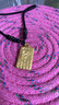 中國黃金（CHINA GOLD）黃金項鏈男足金龍牌心經(jīng)霸氣吊墜生日父親節(jié)禮物送爸爸男友老公 足金心經(jīng)龍牌吊墜約6.3克*配黑繩 曬單實(shí)拍圖