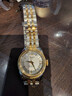 天梭（TISSOT）【官方授權店】瑞士手表 新寶環(huán)系列1853硅游絲機械機芯女士手表間金鋼帶T108.208.22.117.00 曬單實(shí)拍圖