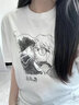 CEENIU柯南衣服2023新款名偵探T恤卡通動(dòng)漫運(yùn)動(dòng)短袖男款日系漫畫灰原哀 白色 2XL 曬單實(shí)拍圖