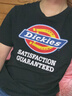 dickies情侶款短袖男 經(jīng)典logo印花短袖t恤休閑寬松純棉上衣DK007088 黑色 M 曬單實(shí)拍圖