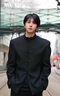 羅蒙（ROMON）新中式新郎結(jié)婚訂婚西服套裝男帥氣青年中國風西裝中華立領(lǐng)中山裝 中國風【黑色】外套+褲子 L 175 曬單實拍圖