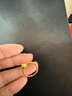 周六福（ZLF）  黃金戒指女款足金5G金金珠指環(huán)轉(zhuǎn)轉(zhuǎn)福 計(jì)價(jià) 12號(hào) - 2.71g 曬單實(shí)拍圖