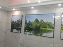 靈俞客廳裝飾畫(huà)沙發(fā)背景墻掛畫(huà)現(xiàn)代輕奢大氣山水三聯(lián)畫(huà)自然風(fēng)景壁畫(huà) R款桂林山水 邊50*70中間100*70 (適合3米沙發(fā) 曬單實(shí)拍圖