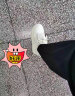 达芙妮（DAPHNE）低帮休闲小白鞋女2023秋冬新款圆头拼色校园百搭减龄运动板鞋单鞋 米白色 35 实拍图
