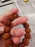 念道 尼泊爾無(wú)齒大金剛菩提子手串佛珠手鏈男女文玩藏式菩提籽五瓣 D款轉運珠 曬單實(shí)拍圖