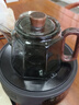 全度（Quandu）八角玻璃泡茶壺木把茶壺帶過(guò)濾茶水分離沏茶壺家用花茶壺 團圓壺煙灰色 曬單實(shí)拍圖