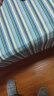 黄河口老粗布床单纯棉 条纹床单单件纯棉加厚床单 粗布床单夏季老粗布被单床单 英伦蓝彩条 200X230cm适合1.5米床 实拍图