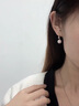 LAST KISS日韓珍珠耳扣女2025新款高級(jí)感輕奢高端耳飾送女友情人情人節(jié)禮物 珍珠鋯石吊墜耳環(huán) 曬單實(shí)拍圖