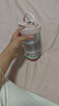 卡羅特可愛(ài)玻璃杯女生吸管杯大容量便攜咖啡杯高硼硅耐高溫水500ml粉色 曬單實(shí)拍圖