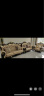 伯爵华府 沙发 欧式沙发组合 客厅实木真皮沙发雕花大户型 欧美别墅沙发 HT-8052沙发/单双三(香槟) 实拍图