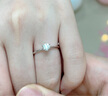 周六福18k金鉆戒女簡愛求婚KGDB020978 約30分I-J/SI 10號生日禮物 曬單實(shí)拍圖