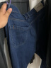 真维斯（JEANSWEST）牛仔裤男士加绒直筒宽松男裤冬季长裤弹力休闲裤子蓝色加绒38 实拍图