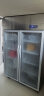 澳柯玛（AUCMA）保鲜柜展示柜冷藏双开门立式冰柜商用大容量水果蔬菜饮料超市饭店大容量冰箱陈列柜商用冰箱 铜管材质  两门910升 VC-910AJ 实拍图