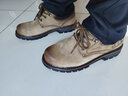 Jeep吉普男鞋2026春季新款真皮運動(dòng)休閑鞋戶(hù)外徒步登山鞋防滑鞋子男 卡其色 41 曬單實(shí)拍圖