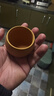 紫砂龍蛋杯單杯家用主人杯功夫茶具品茗杯原礦紫砂茶杯手工主人杯 黃金段泥紫砂杯70ml1只 曬單實拍圖