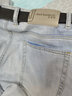 真維斯（Jeanswest）牛仔褲男修身2026春夏棉彈時(shí)尚男褲牛仔小腳長(cháng)褲子男淺藍32 曬單實(shí)拍圖