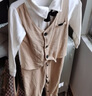 依爾嬰嬰兒衣服百天宴春秋裝男寶寶滿月服棉周歲禮服假兩件小西裝連體衣 卡其紳士 90cm 曬單實拍圖