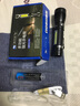 微笑鯊手電筒強光可充電式超亮小型聚光戶(hù)外家用迷你便攜巡邏耐用遠射燈 SD-610【塑料】黑色+送塑料盒 曬單實(shí)拍圖