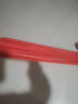 SANBF太极扇红色功夫扇武术表演中国风双面响扇健身成人儿童塑料舞蹈扇 加密塑骨：8寸红素面 实拍图