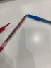 百乐（PILOT）圆珠笔啄木鸟原子笔中油笔宝珠笔透明可视笔杆BP-S-F 0.7MM 红色12支装  实拍图