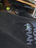 引異潮牌水洗情侶牛仔短袖T恤男夏季寬松雪花半袖五分港風(fēng)t恤上衣 黑灰色 XL（150-170斤） 曬單實(shí)拍圖