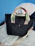 辰敘帆布包托特包包女2024新款時(shí)尚簡(jiǎn)約大容量單肩包學(xué)生上課包斜挎包 黑色 曬單實(shí)拍圖