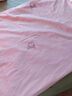 水星家紡三/四件套 100%純棉兒童酷洛米聯(lián)名系列被套床單枕套家用學(xué)生床品 美意酷洛米(母嬰A類(lèi)/聯(lián)名款) 1.2米床 床單款 （被套150*210cm） 曬單實(shí)拍圖