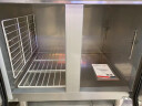 志高（CHIGO）冷藏工作台商用操作台冰柜保鲜工作台厨房操作台奶茶设备平冷水吧台卧式冰箱冰柜冷柜冷藏柜 隐藏黑把手款-1.2*0.8（冷冻） 实拍图