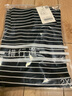 橫行道2026新款長(cháng)袖高領(lǐng)條紋打底衫體恤上衣服女士修身棉t恤小衫內搭 黑大白小 2XL 曬單實(shí)拍圖