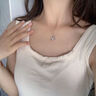 中國黃金（CHINA GOLD）跳動(dòng)的心女士項鏈時(shí)尚飾品走心銀飾七七夕情人節禮物送女朋友老婆 【京速達】跳動(dòng)的心項鏈+玫瑰花禮盒 曬單實(shí)拍圖