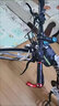 摩登利（MOUDRI）德國變速免充氣一體輪減震油剎鋁合金折疊實(shí)心胎成人山地自行車(chē) 鋁合金純享版一體輪【充氣胎】 24寸 適合身高150-170cm 21速 曬單實(shí)拍圖