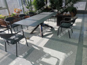 芭芭莎現代戶(hù)外桌椅組合室外別墅庭院花園酒店民宿露天休閑不銹鋼巖板桌 A款休閑椅【1張】 曬單實(shí)拍圖
