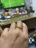 明牌珠寶七夕禮物 足金古法黃金活口吉祥云紋金箍棒戒指AFM0197工費(fèi)400 足金戒指 約5.07克 曬單實(shí)拍圖
