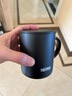 膳魔師THERMOS 新款保溫泡茶咖啡杯辦公室男女水杯子情侶JDG-351 團(tuán)購定制LOGO 黑色（團(tuán)購?fù)扑]款）340ml 曬單實(shí)拍圖