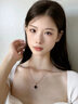 紀(jì)梵哲（JIFANZHE）輕奢四葉草項鏈女士手鏈珠寶首飾七夕情人節(jié)生日禮物送女友老婆 玫瑰金色項鏈-紅瑪瑙 禮盒裝 曬單實拍圖