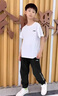 LI-NING KIDS李寧兒童運(yùn)動(dòng)套裝夏季運(yùn)動(dòng)跑步透氣速干長(zhǎng)褲短袖t恤男大童兩件套 白色小標(biāo)A【夏季運(yùn)動(dòng)套裝】 150 cm 曬單實(shí)拍圖