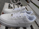 空軍一號板鞋男莆田男鞋秋冬款內增高5cm鞋子男休閑青少年運動(dòng)鞋 AN白色 41 曬單實(shí)拍圖