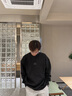 茵寶（Umbro）官方運(yùn)動衛(wèi)衣新款復(fù)古休閑寬松套頭衫男女同款長袖上衣 凝眸黑 M 曬單實(shí)拍圖