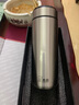 希諾（heenoor）保溫杯不銹鋼水杯帶濾網(wǎng)男女士茶杯時(shí)尚辦公杯子高檔商務(wù)車(chē)載 XN-5607(370ml黑色) 曬單實(shí)拍圖
