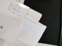 IFSONG美宋 男士正裝商務(wù)結(jié)婚西裝口袋巾 英倫方巾絲巾婚禮手帕胸巾西服袋巾 純白色佩斯花HC353C 曬單實(shí)拍圖