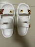 利達妮（TZLDN）厚底涼拖鞋女夏季時(shí)尚外穿防滑增高沙灘涼鞋居家eva踩屎感拖鞋女 白色 【巧克力熊】 37-38 【適合36-37】 曬單實(shí)拍圖