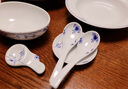 RoyalCopenhagen皇家哥本哈根半蕾絲唐草手繪餐具餐碗家用湯碗 橢圓碗370ml 曬單實(shí)拍圖